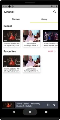 Mousiki - Free Music Video Floating Player android App screenshot 2